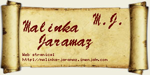 Malinka Jaramaz vizit kartica